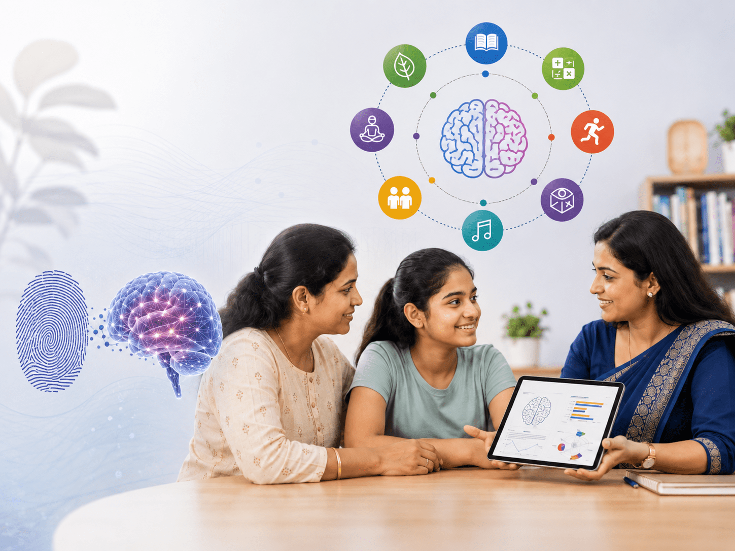 DMIT fingerprint-based potential exploration showing multiple intelligences, learning preferences, strengths and natural tendencies